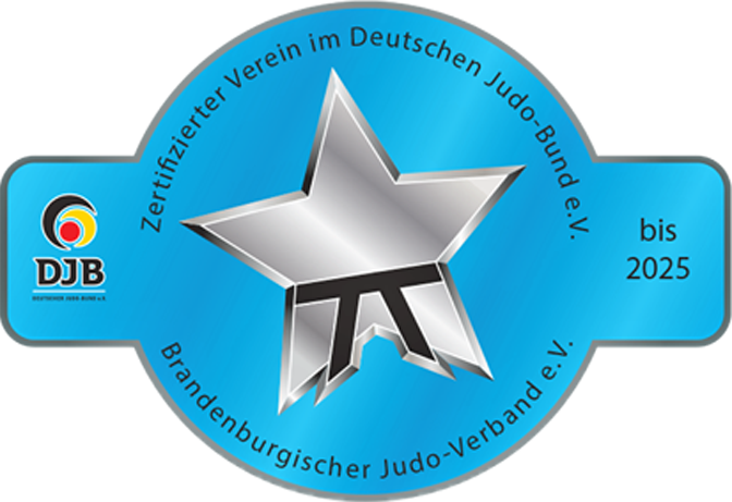 Vereinszertifikat des Brandenburgischen Judo-Verbandes gültig bis 2025